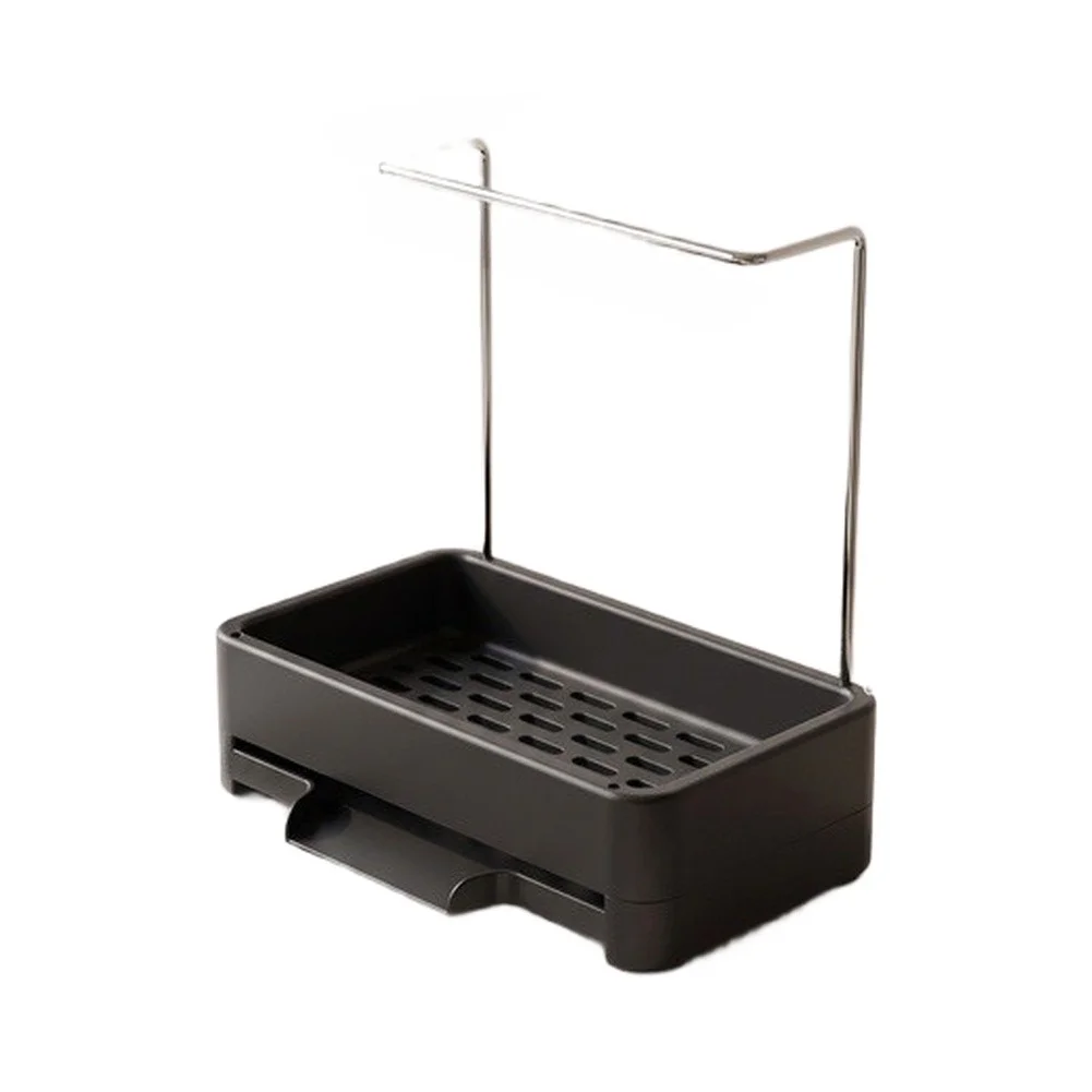Countertop Sink Caddy Constructed from Thickened Stainless Steel with Stable Non Slip Base for Kitchen or Bathroom Use