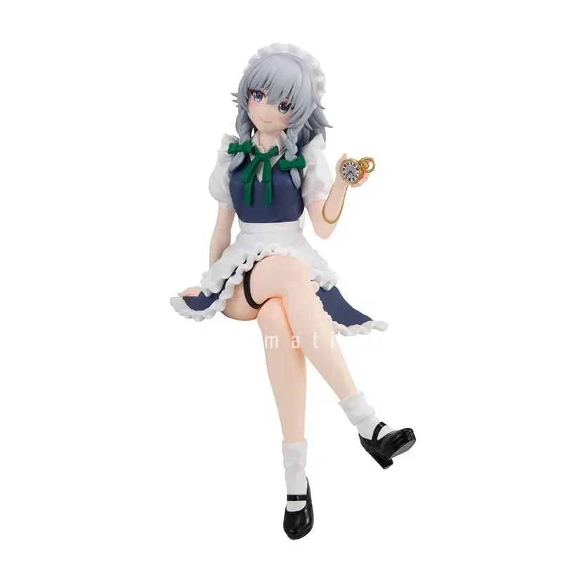 In Stock 100% Original FuRyu Izayoi Sakuya Action Anime Figure 14cm PVC Collectible Model Dolls Statuette Toys Ornament Gifts