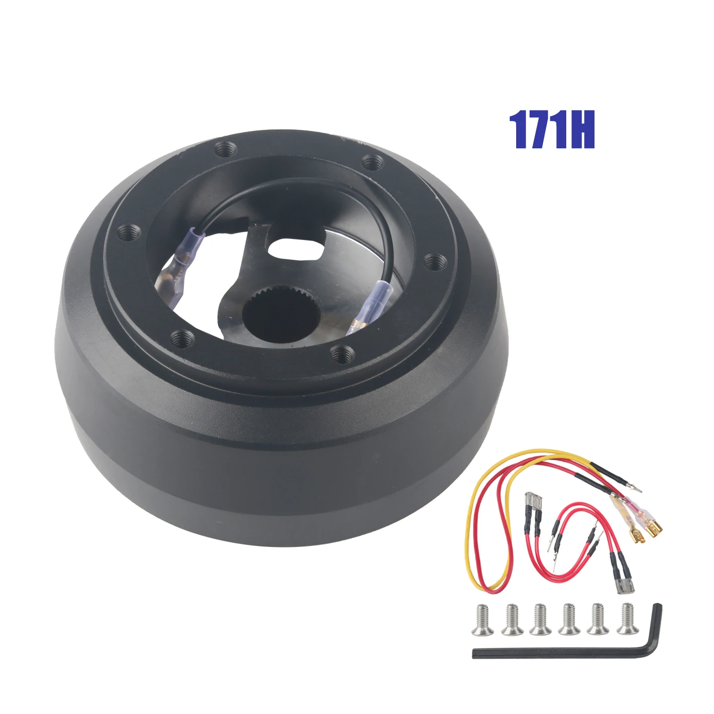 171H Aluminum 6 Bolt Racing Steering Wheel Hub Adapter For 2007-2018 Jeep Wrangler