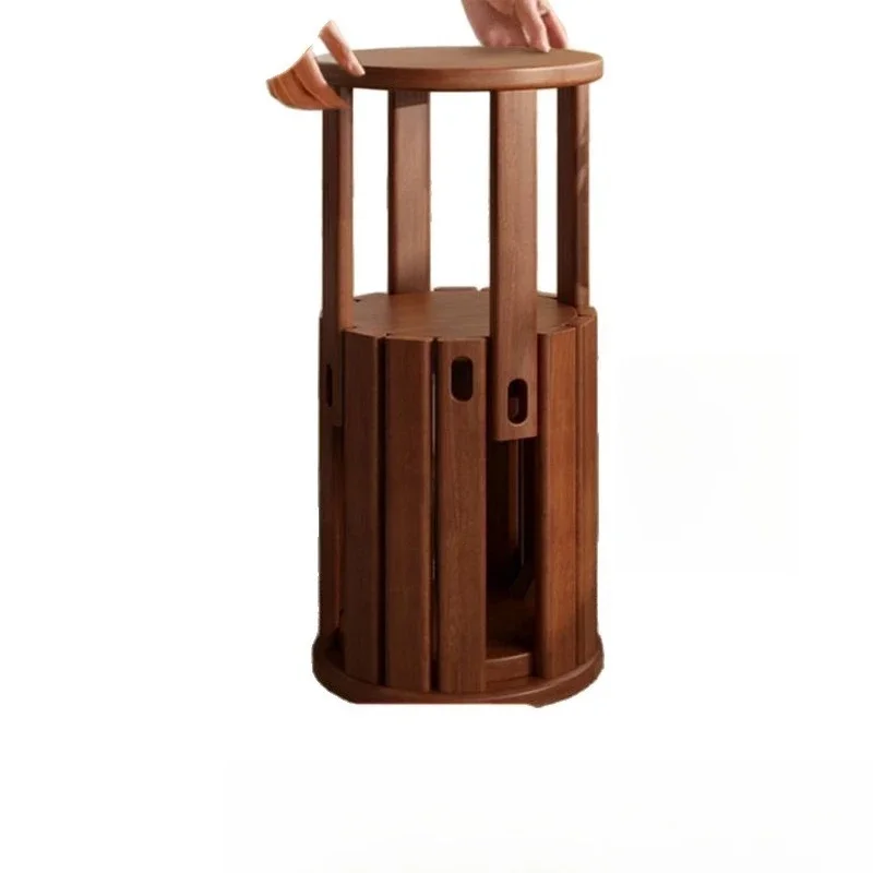 

Dining table household living room seat bench seat pier low stool solid wood stool stackable dining chair dining table chair