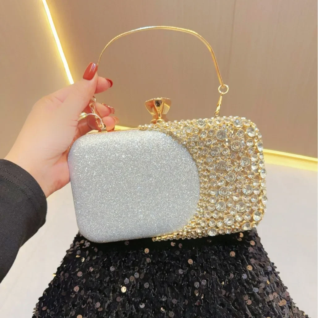 Celebrity Party Diamond-encrusted Evening Bag Dress Bag Banquet Messenger Dinner Bag