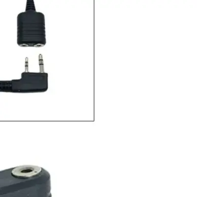 UV 9R For Plus Waterproof 2 Pin K Type Microphone Adapter Cable For Baofeng BF 9700 A 58 UV XR UV 5S GT 3WP For Walkie For