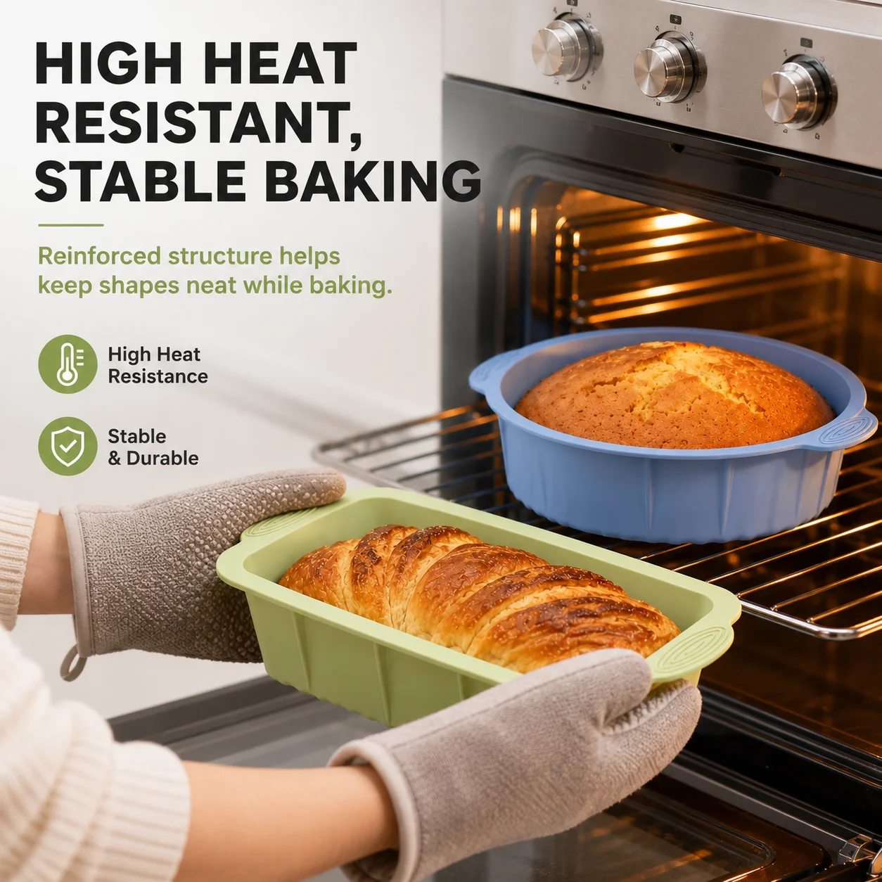 2 Pack Silicone Cake Pan And L - огляд і ціна Commercial Kitchen Pans