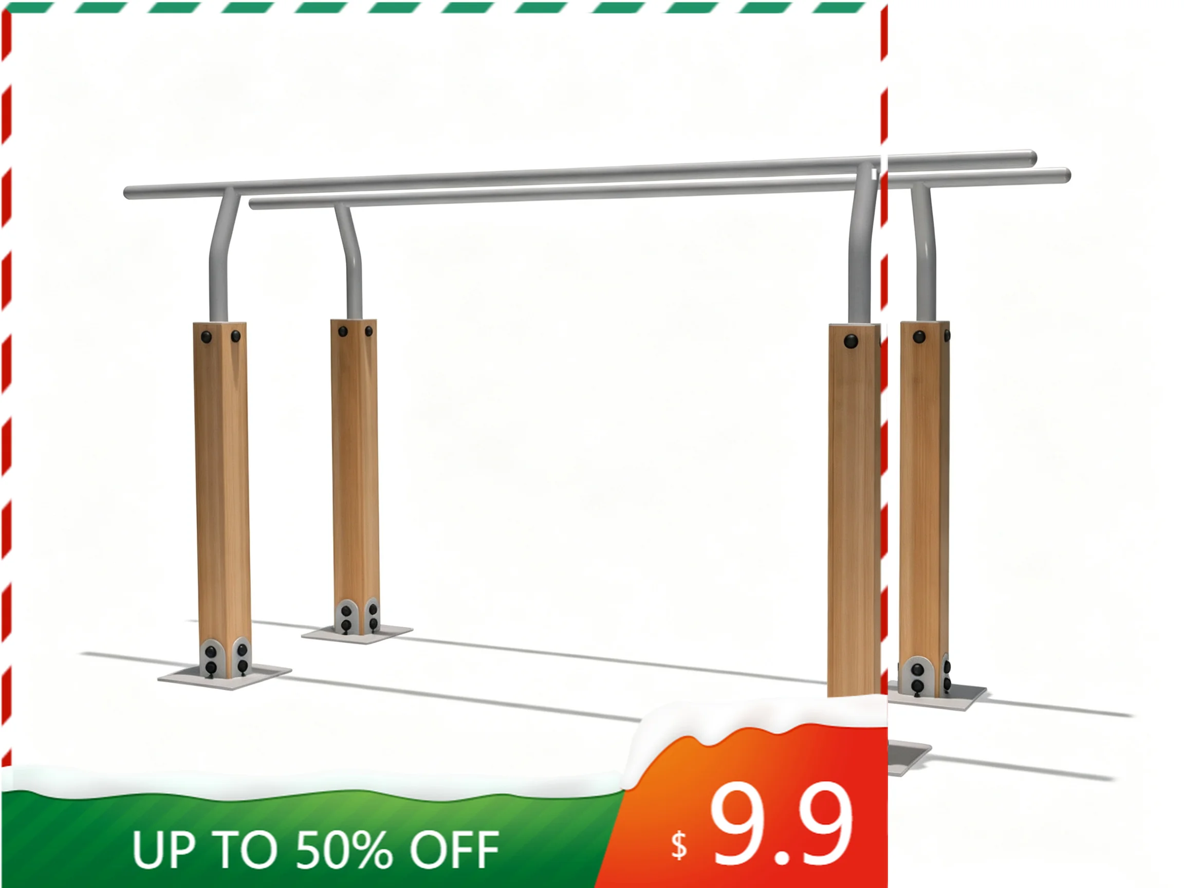 Public Park Adult Upper‑Body Training Equipment Durable Eco‑Friendly Parallel Bars Outdoor Fitness