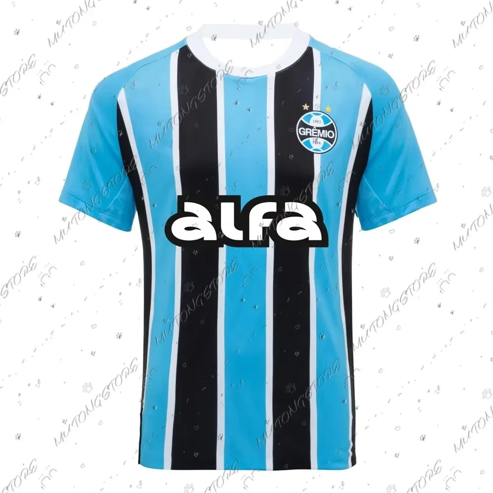 

Летние футбольные майки Gremio 2024 2025 для мужчин, женщин и детей, спортивные повседневные футболки для тренировок на открытом воздухе, дышащая быстросохнущая одежда
