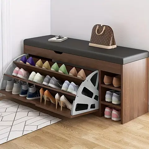 Flip shoe cabinet accessories,flip bucket shoe rack,stainless steel thickened shoe cabinet accessories,hardware hidden flip rack