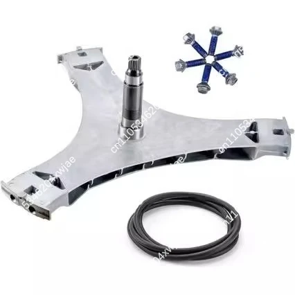 Replacement Flange Shaft Spider Mount with DC60-40137A Hex Bolt and DC69-00804A Tub Seal for Front Load Washer Repair