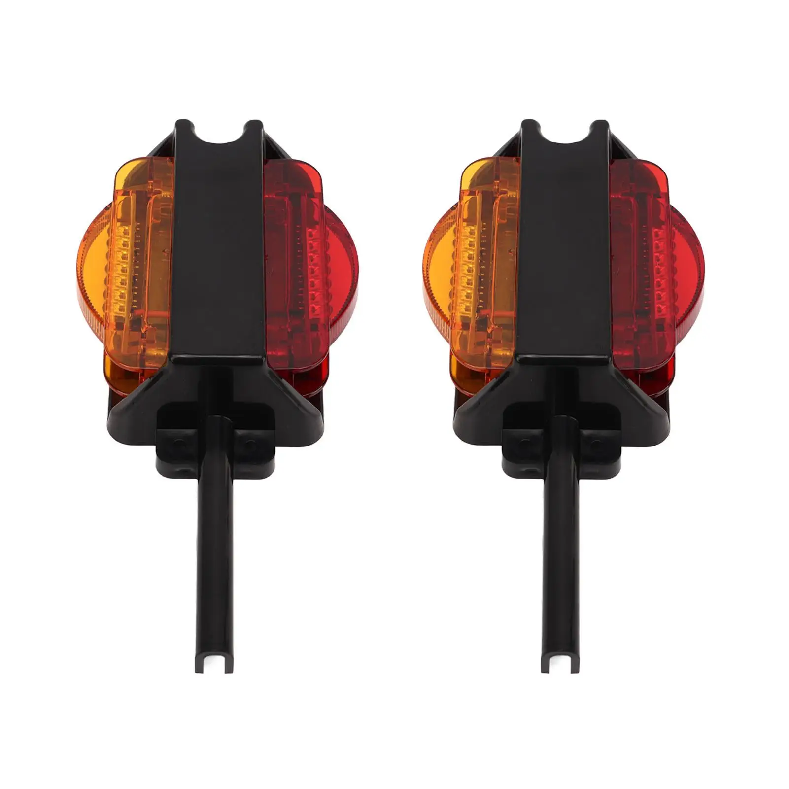 LED Side Marker Lights 1 Pair High Visibility Bright Light Wide Vision IP67 Waterproof Trailer LED Marker Lights 200mm Wire