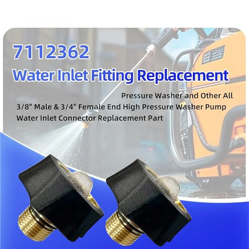 

A03F-7112362 Фитинг для впуска воды Омыватель насоса Разъем для впуска воды Аксессуары для мойки высокого давления