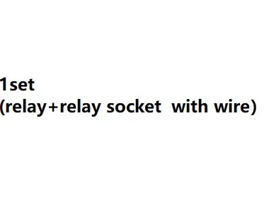 4pin 40A DC12v/24v auto relay automotive relay with relay socket wire for car Air conditioning