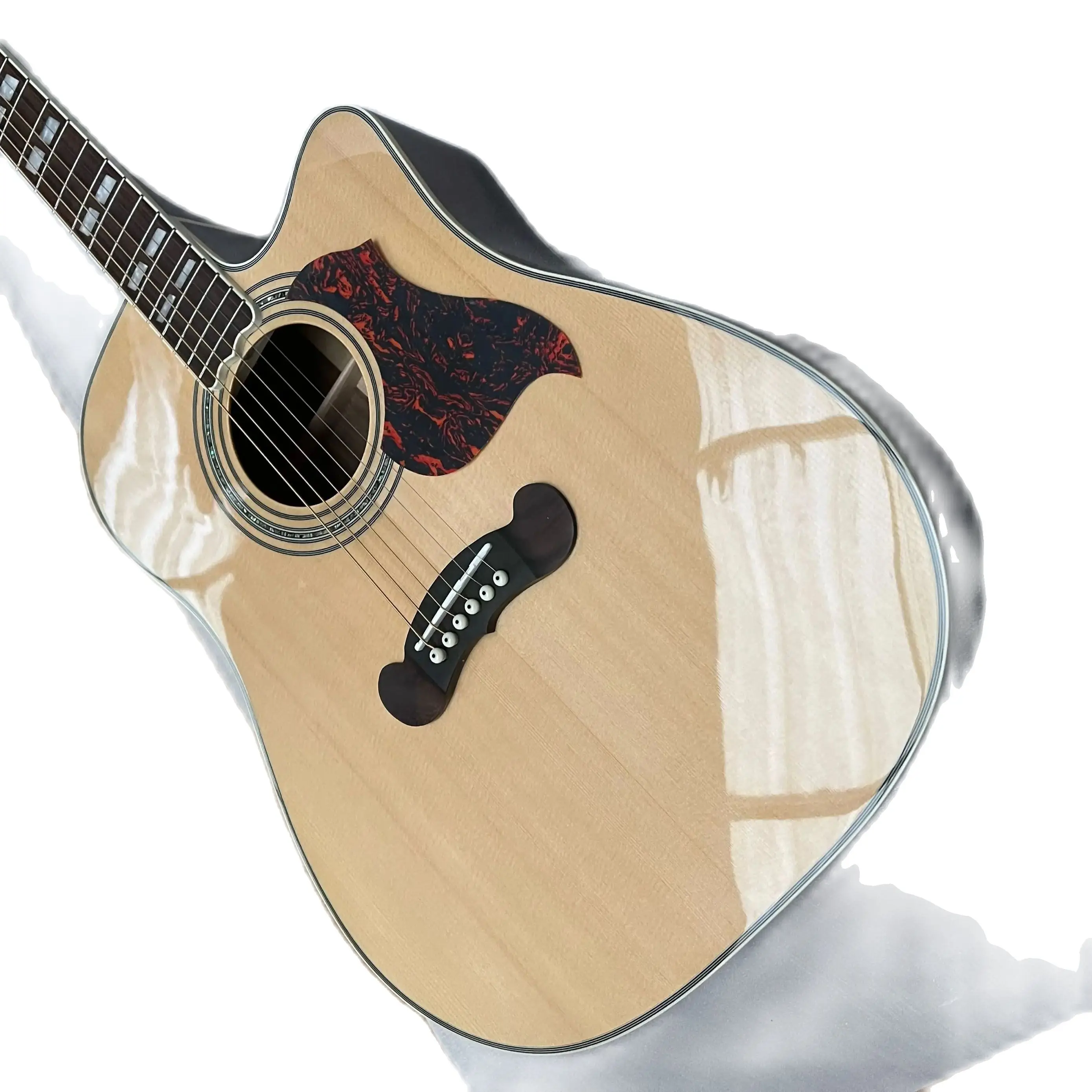 

New Arrive Songwriter Acoustic (Electric) Guitar ,Bone Nut/Saddle In Natural 20240115