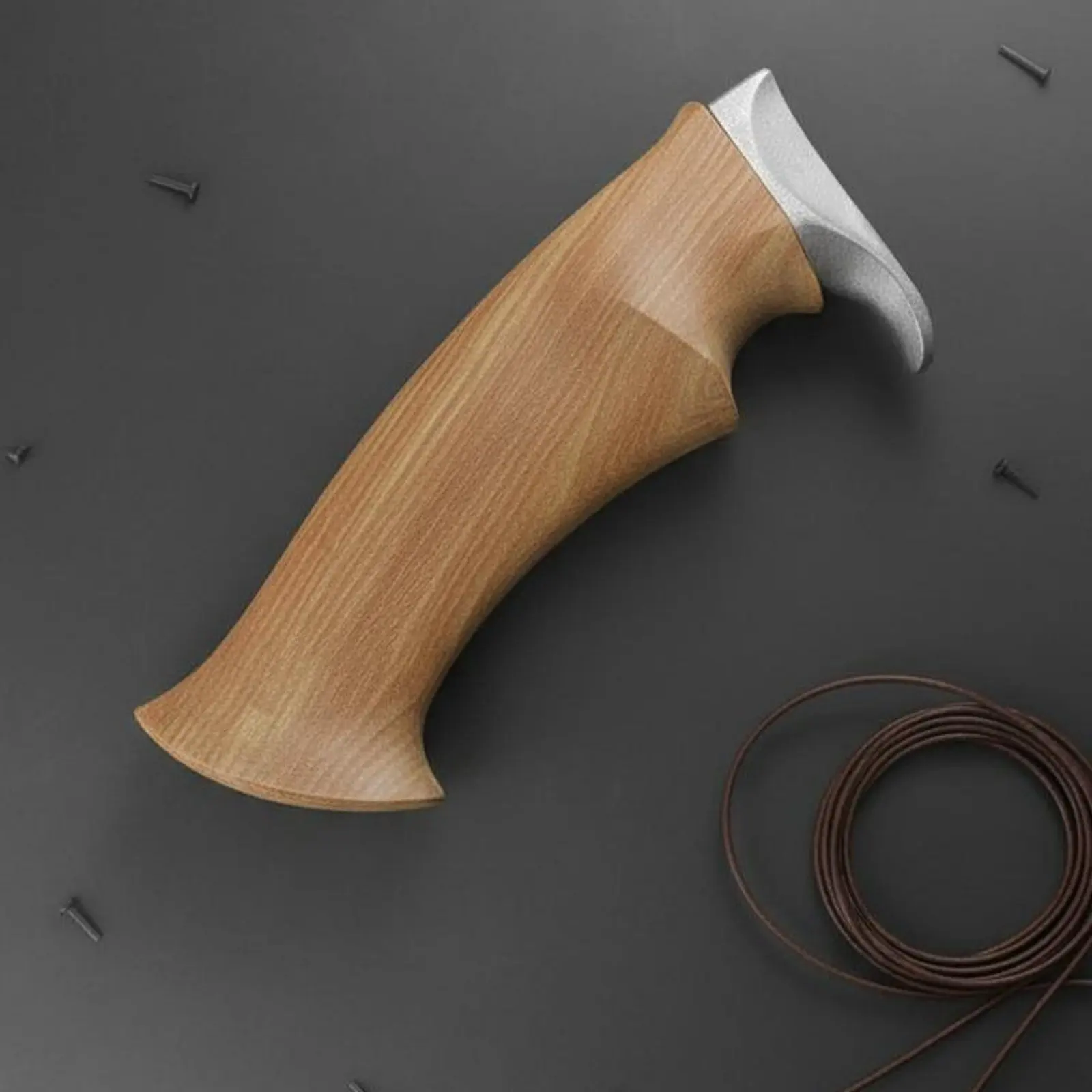 DIY Handle Yellow Rosewood DIY Handle Wood Craft Supply Good Gifts CNC Machined for Hobbyists view 5