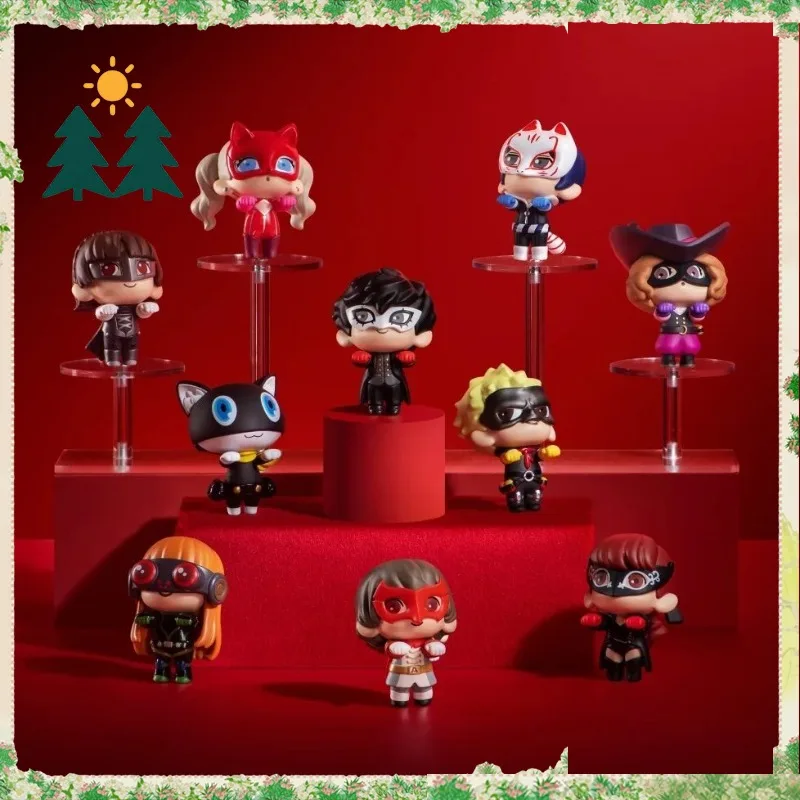 Figuras Coleccionables Originales de Persona 5 Royal P5r, Serie de Atuendos de los Ladrones Fantasma, Caja Sorpresa, Adornos, Mercancía de Anime, Regalos para Chicas