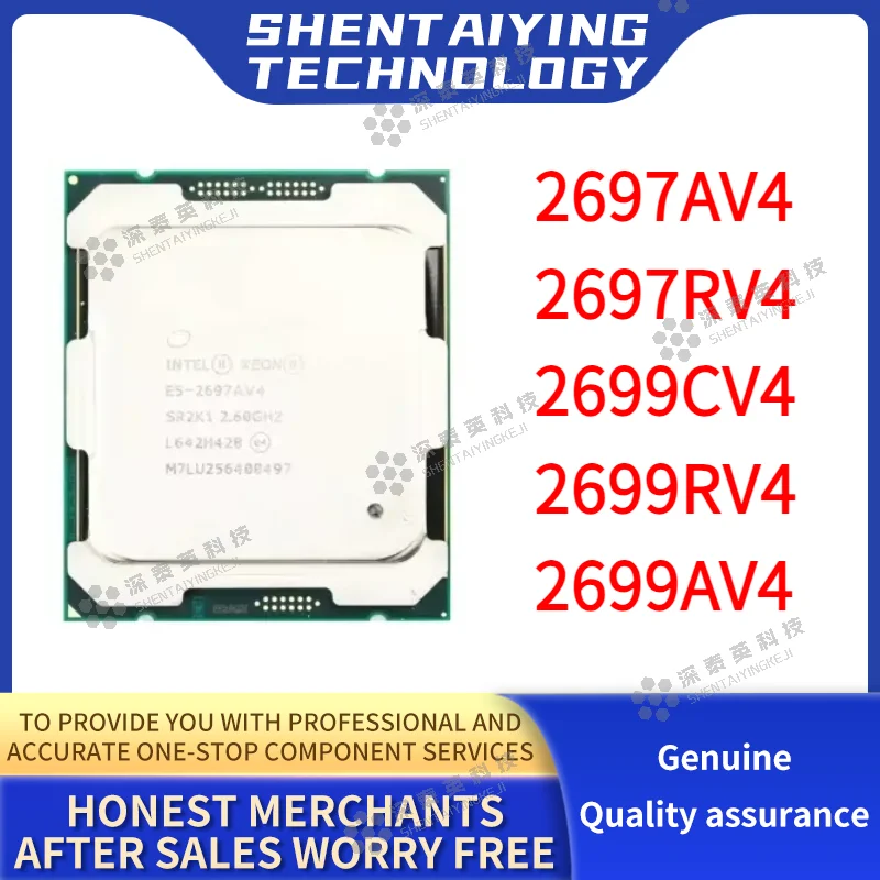 

Процессор Intel Xeon E5 2697AV4 E5 2697RV4 E5 2699CV4 E5 2699RV4 E5 2699AV 4