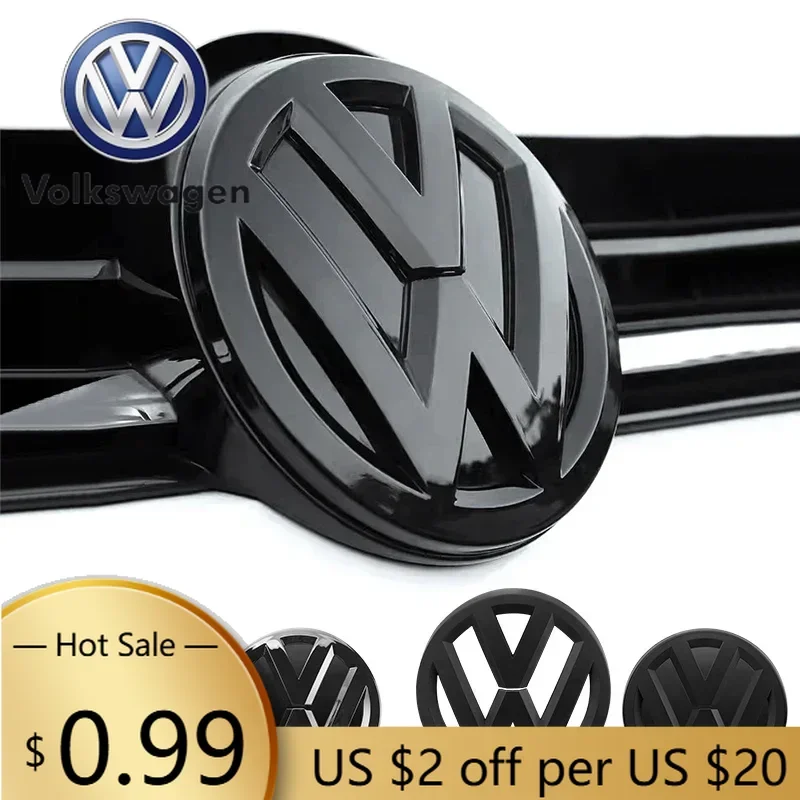 

Для VW Volkswagen Jetta MK5 Golf, 2 шт., хромированные эмблемы на переднюю решетку радиатора 137 мм + эмблема на крышку багажника 115 мм, автомобильные эмблемы для V