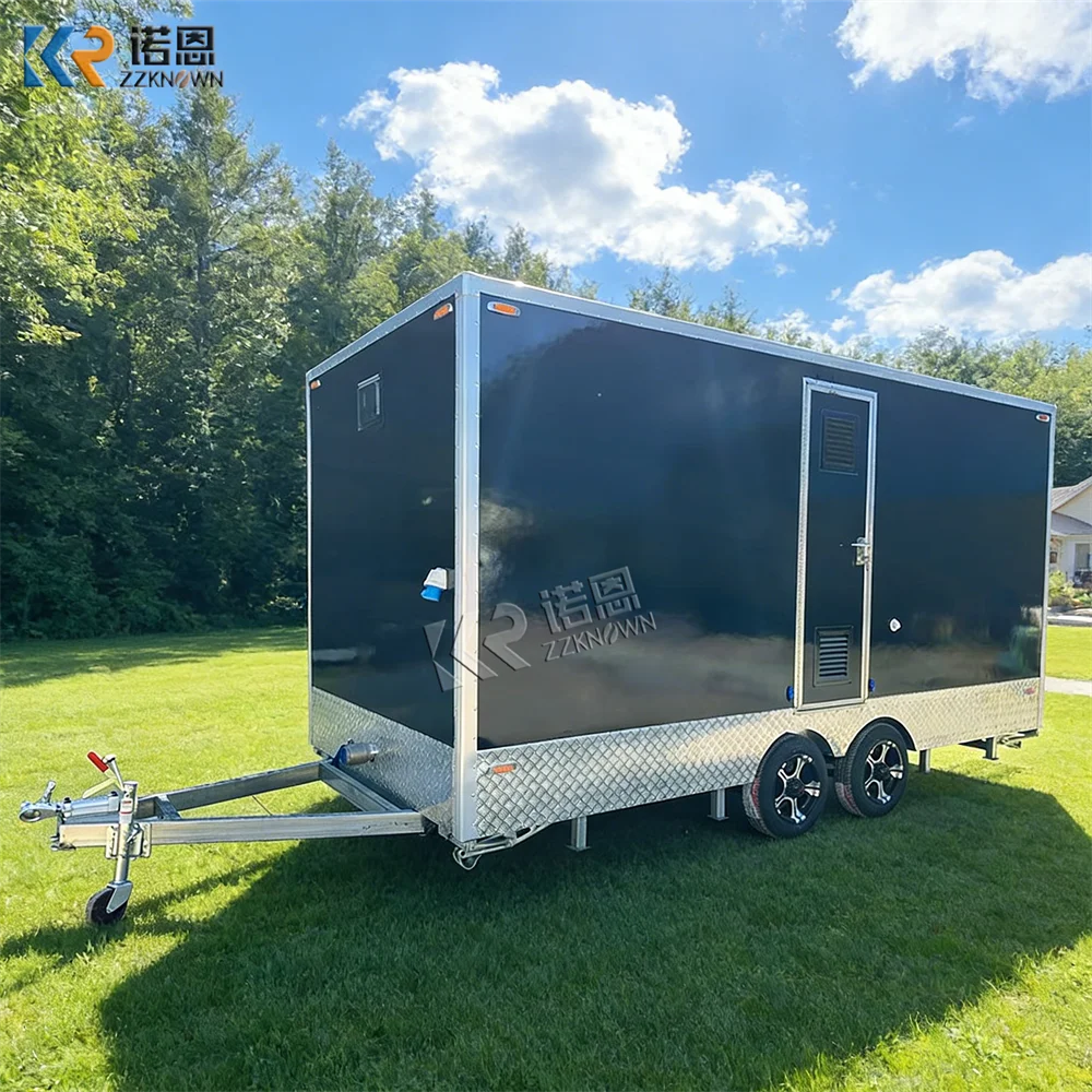 

Modern Modular Mobile Washroom Campground Portable Bathroom Cabin Outdoor Events Toilet Trailer Luxury Portable Bathroom