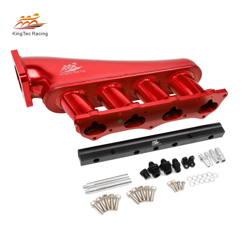 

Billet aluminum k20 k24 intake manifold with fuel rail k20 cold air intake for honda k series k20 k24 engine
