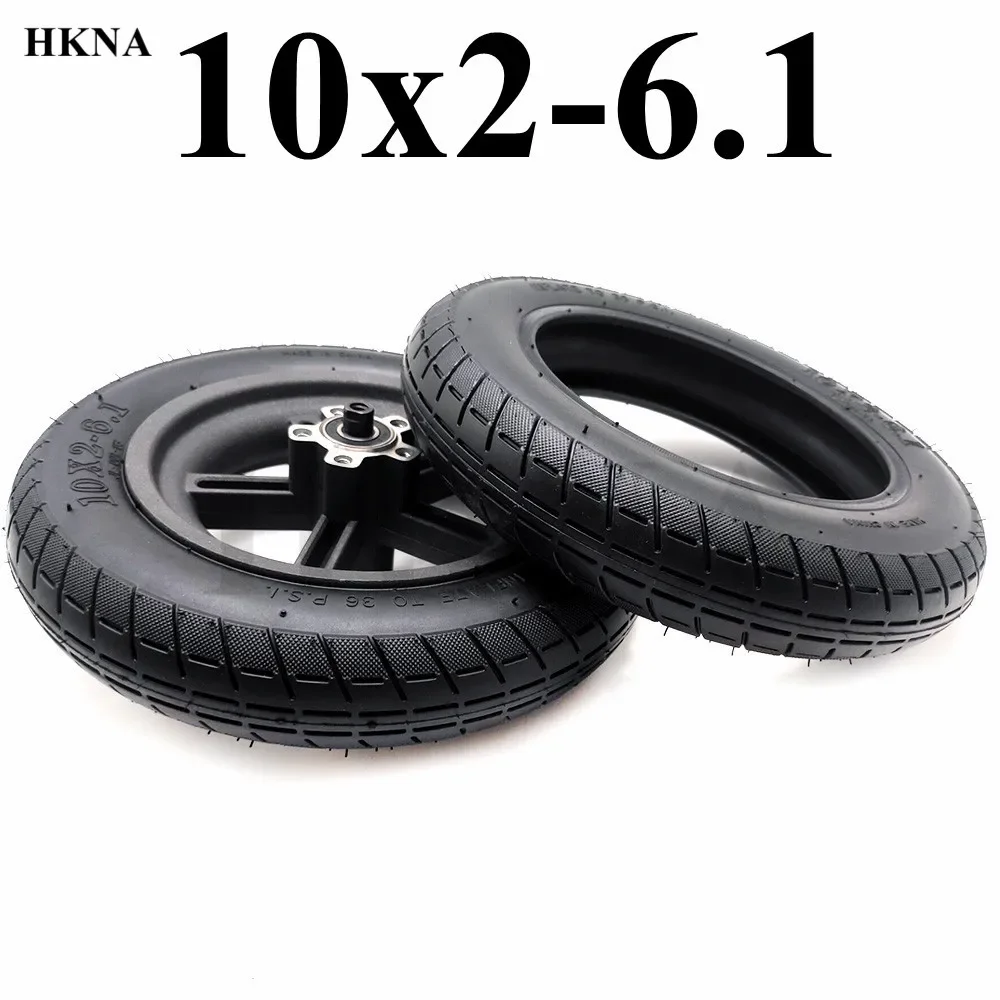 

10x2-6.1 Inner and Outer Tyre with Alloy Hub 10x2 Pneumatic Wheel Tire for Xiaomi Mijia M365 Electric Scooter Accessories