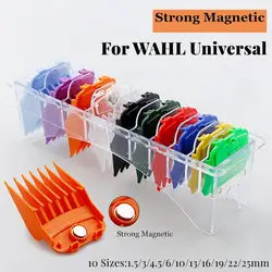 10 Sizes For WAHL Universal Colorful Strong Magnetic Clipper Guards Electric Clippers Barber Hair Cutting Attachment Limit Comb