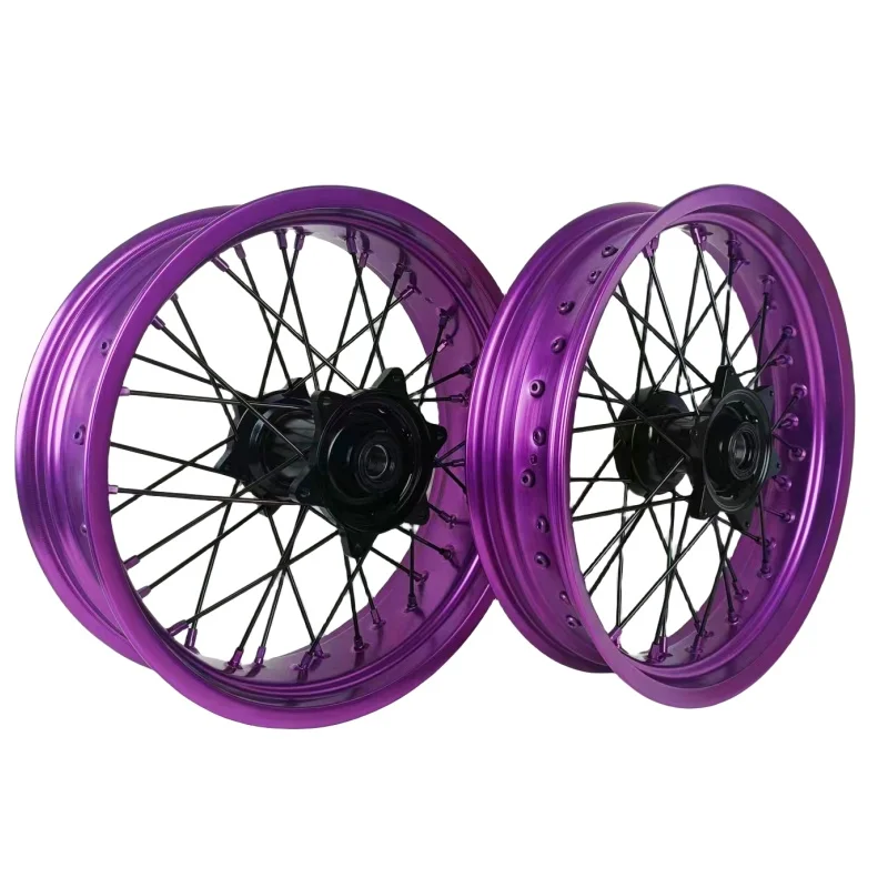 

Fit EXC SXF 2003-2023 17-3.5/5.0 Wheel Set 7116 Aluminum Alloy Motorcycle Supermoto Wheels