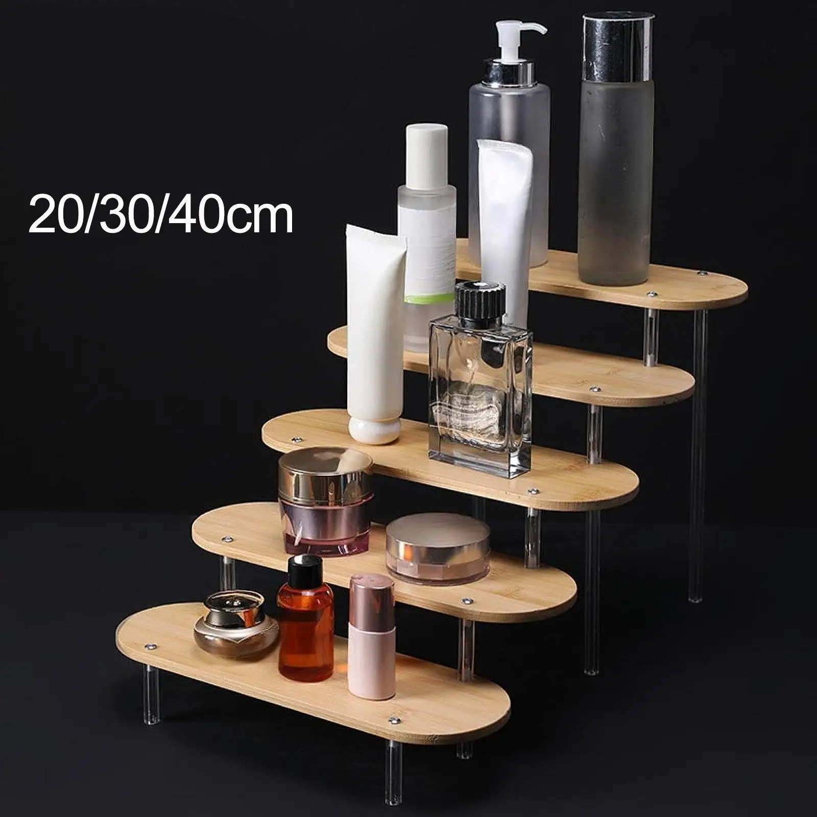 Acrylic Riser Display Stand 1/64 Model Car Display Shelf for Figures Dolls