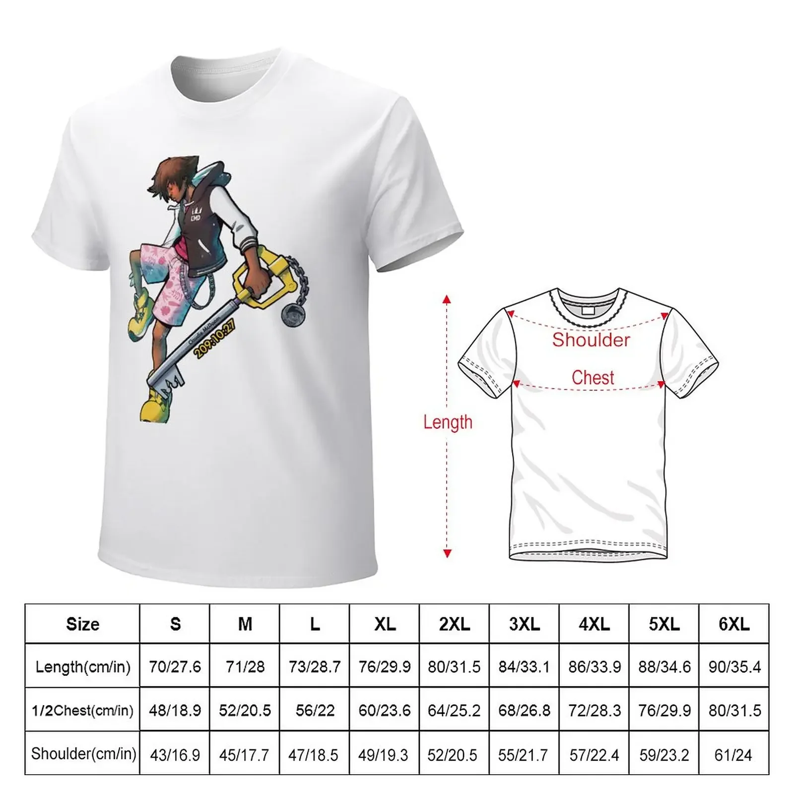 Kingdom Heart Attack Marathon T-Shirt animal prinfor boys summer clothes Men's clothing