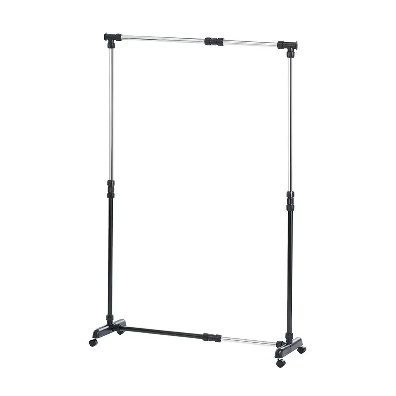 Heavy Duty Rolling Clothing Rack Removable Garment Storage Organizer for Living Room Household Basics Durable Metal Clothes