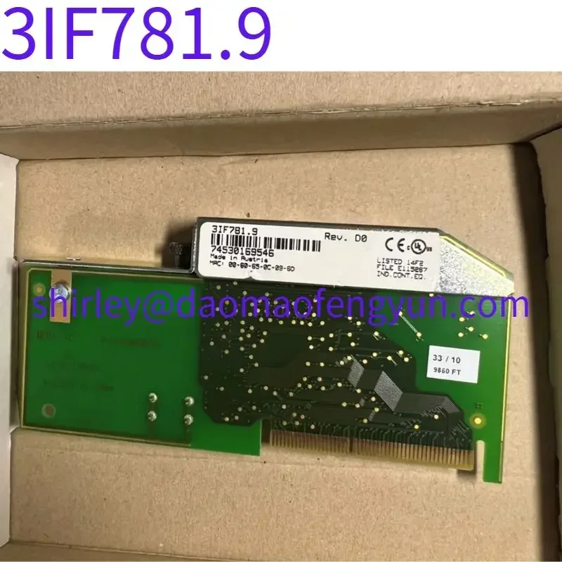Screen communication card 3IF781.9 tested OK and shipped quickly