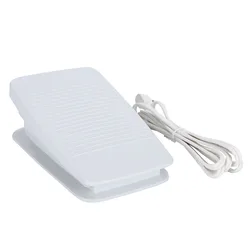 Controlador de Pedal de pie de máquina de coser, cable de alimentación de un solo orificio multifuncional de plástico, accesorios de costura