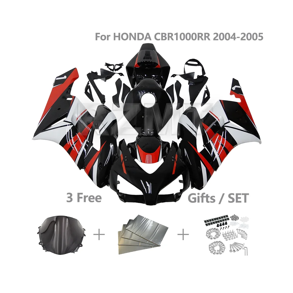 

Motorcycle Fairing Kit FOR HONDA CBR1000RRR 2004-2005 CBR 1000RR ABS Injection Customized Fairings Body Parts Set H1005-1017b