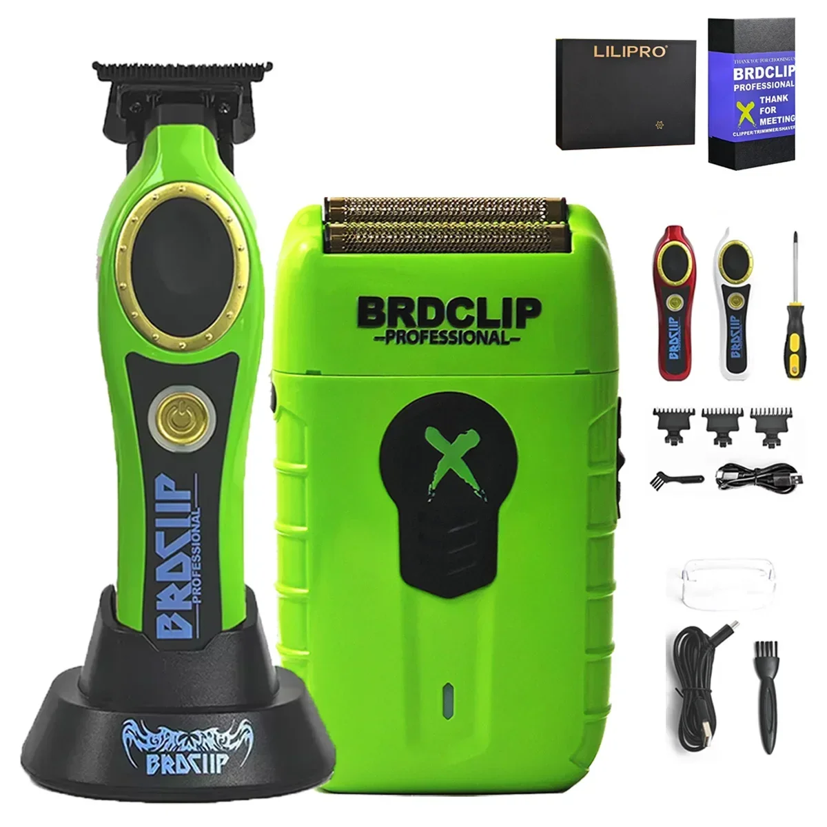 BRDCLIP New Professional Hair Clipper 101PRO FA1R High Speed 7700RPM 8000RPM Electric Shaver Barber Trimmer with Charging Base