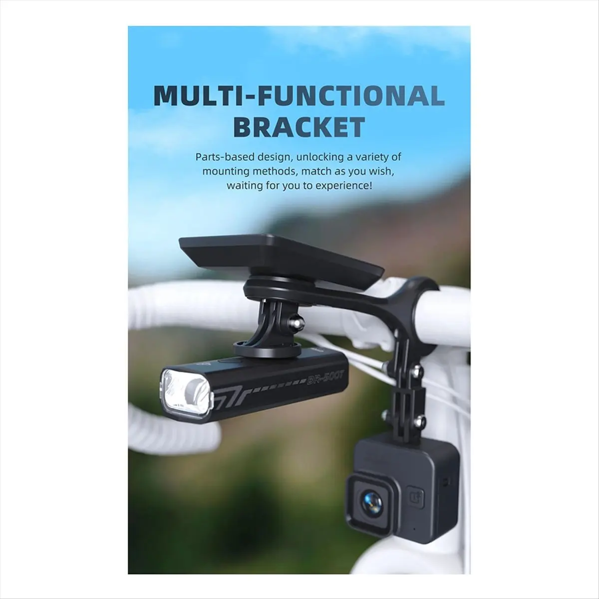 

ABJV Крепление для велосипедного компьютера Крепление для камеры Крепление для фар M6 Поддержка для