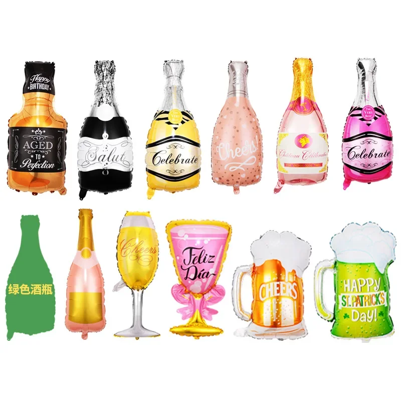 

Big Helium Balloon Champagne Goblet Balloon Wedding Birthday Party Decorations Adult Kids Ballons Globos Event Party Supplies .