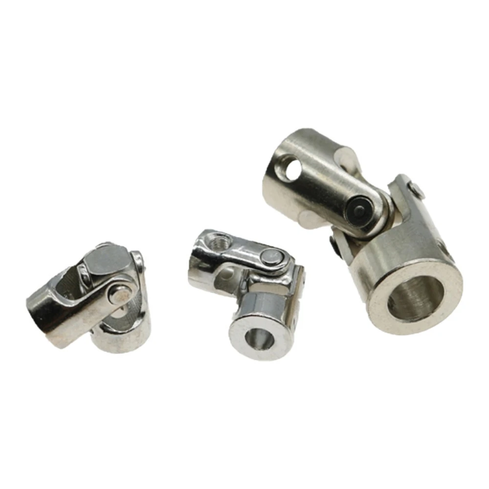 1Pcs Hardened 45# Steel Universal Joint Coupling High Torque Motor Shaft Connector Reducing Rigid Shaft Sleeve Adapter