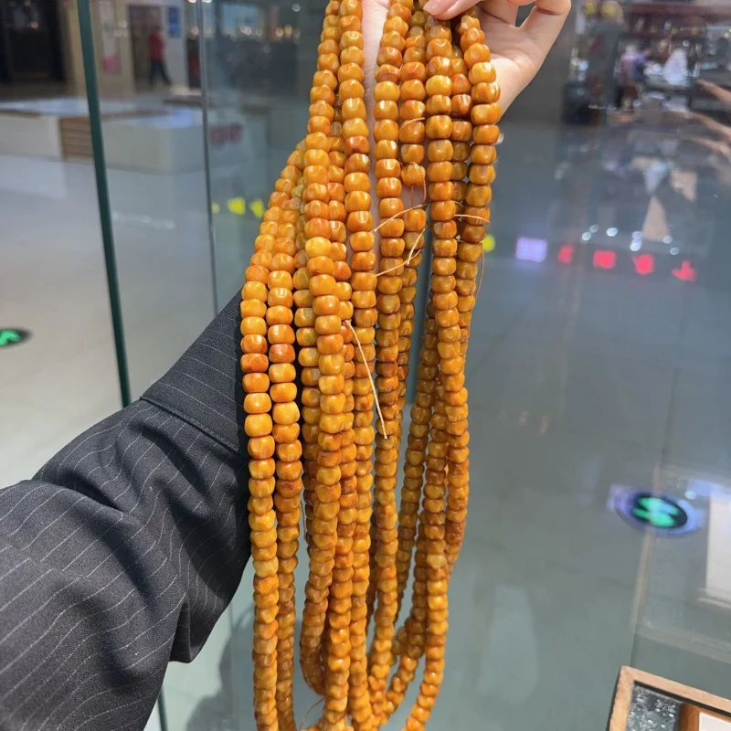 

Original Design Ox Bone Distressed Passion Fruit Seeds High-End Hand Toy Bracelet Crafts Fashion Ornament Xiaohongshu S