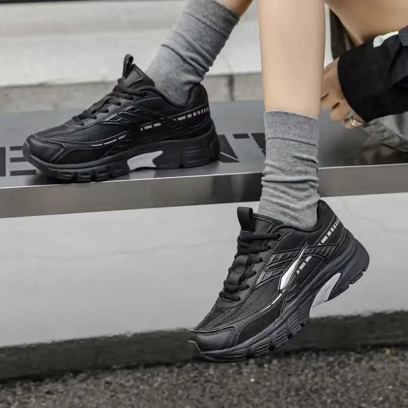Chunky Sneaker for Men Increased Soft Soles Thick Sole Versatile 2026 New Trend Mesh Lace Up Breathable Casual Sports Shoes