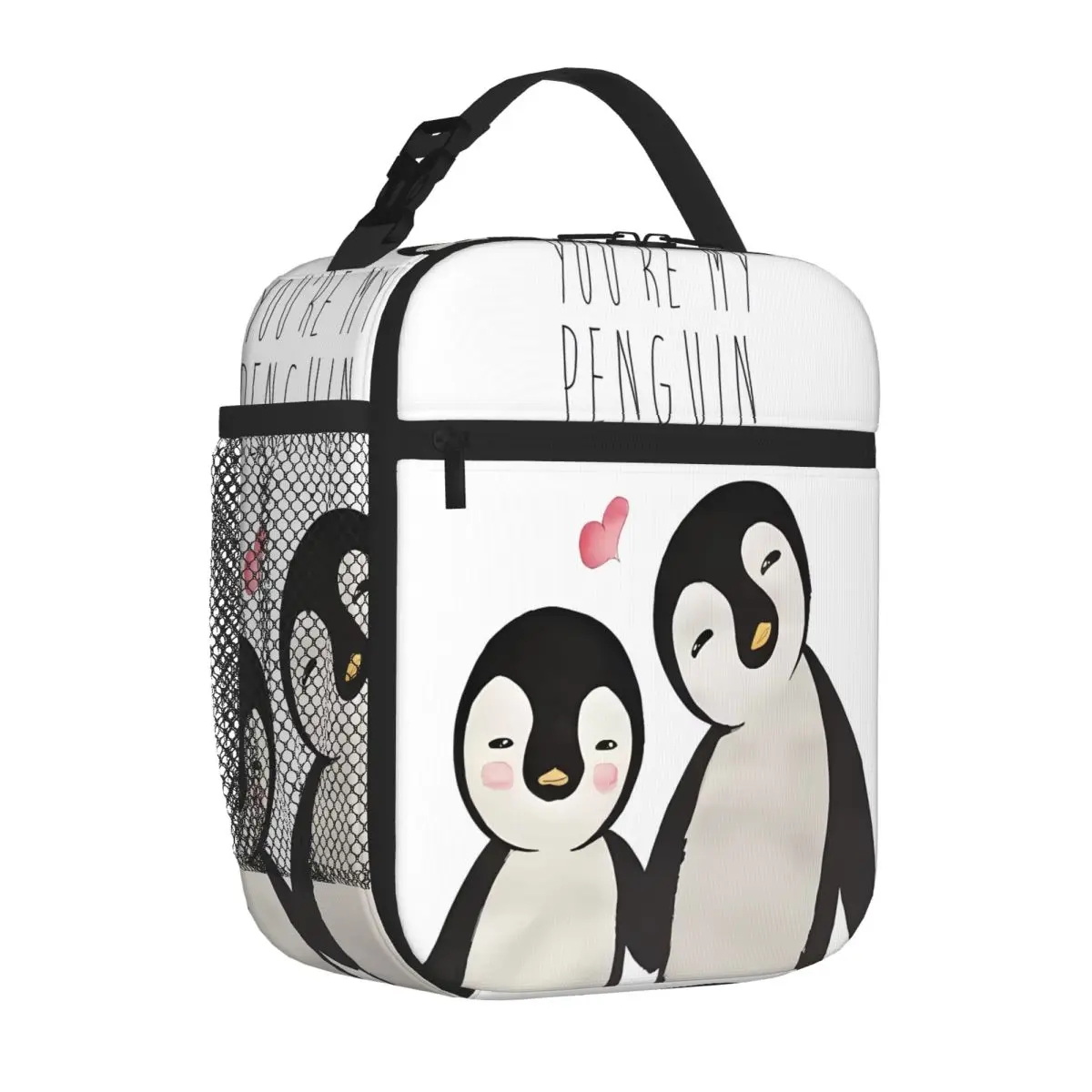 Bestselling You're My Penguin When Penguins Are In Love Minimal Chic Lunch Tote Baby Feeding Food Cooler Bag