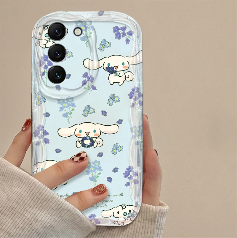 Funda Sanrio Hello Kitty para Samsung Galaxy S25 S24 S23 S22 S21 Ultra Plus S20 FE A73 A72 A71 A56 A55 A54 5G A52 A51 4G