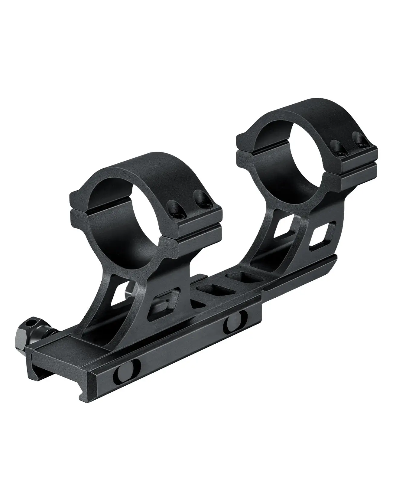 Aluminum Lightweight Offset Dual Ring Scope Cantilever Scope Mount with 2.36'' Ring Space, 1.57'' Center Height