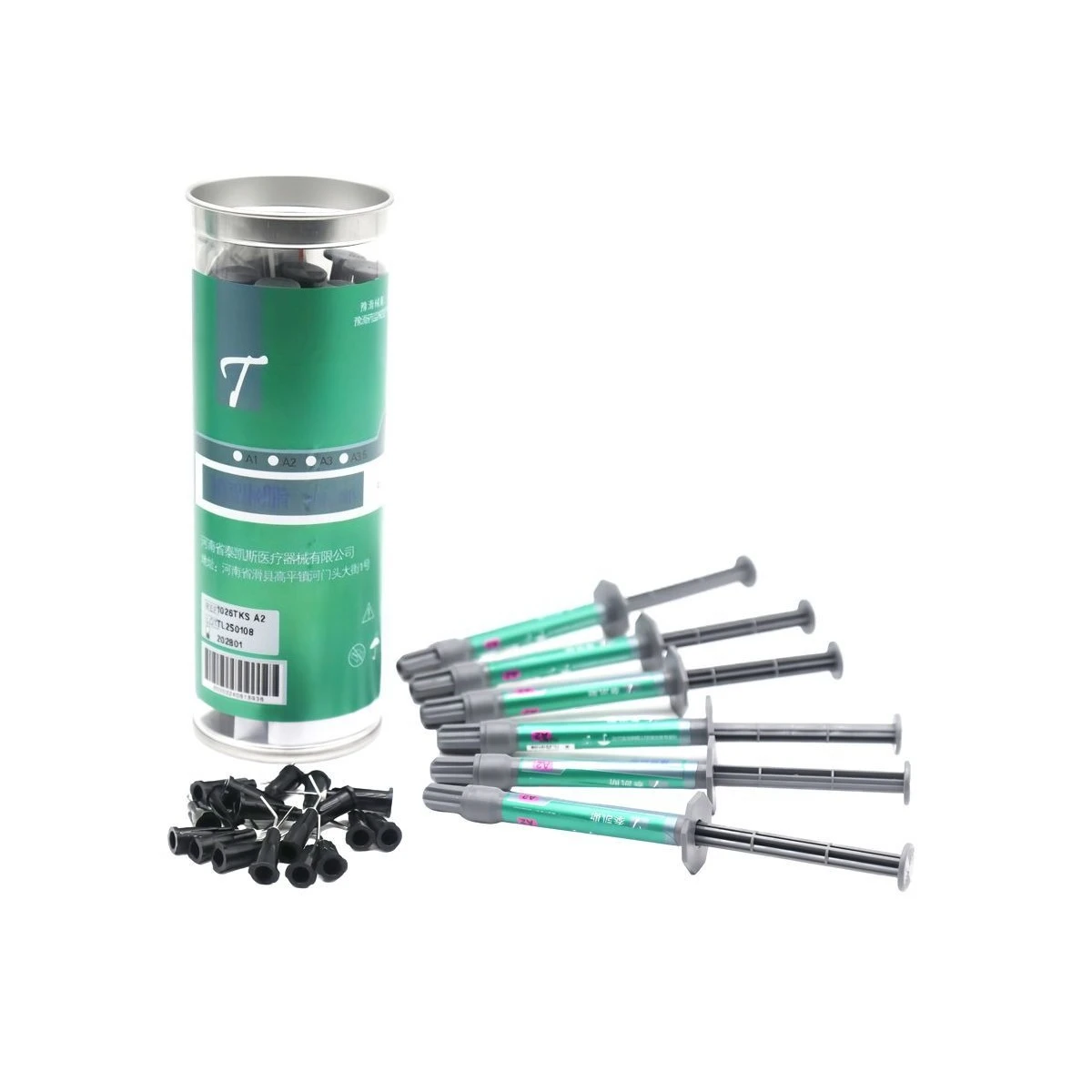 6 قطعة/المجموعة طب الأسنان السائل الراتنج العلاج الضوئي عن طريق الفم ملء استعادة المواد A1 A2 A3 مختبر المواد الاستهلاكية نموذج الراتنج أداة #3