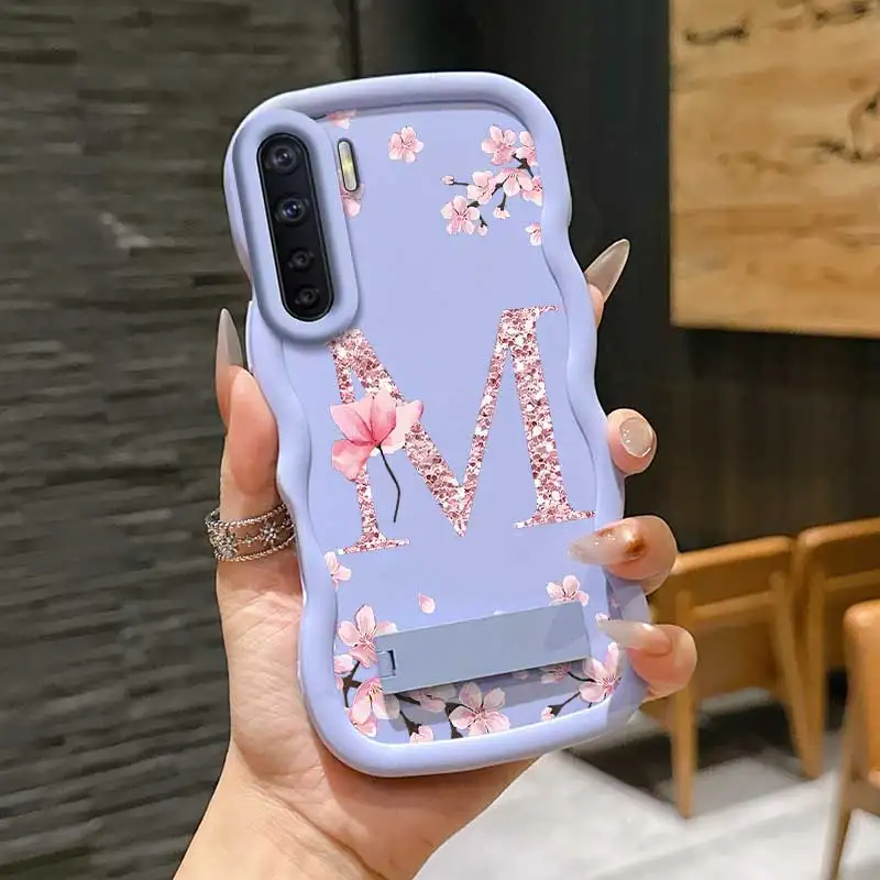 Casual romântico sakura m design flexível caso elegante e suporte de proteção feito para oppo f15 ideal para reno f a 1 21 55 8 5 17