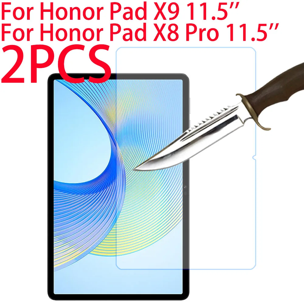 

2 Packs For Huawei Honor Pad X8 Pro X9 11.5 inch 2023 Tempered Glass Screen Protector For Pad X8 Pro X9 ELN-W09 Protective Film