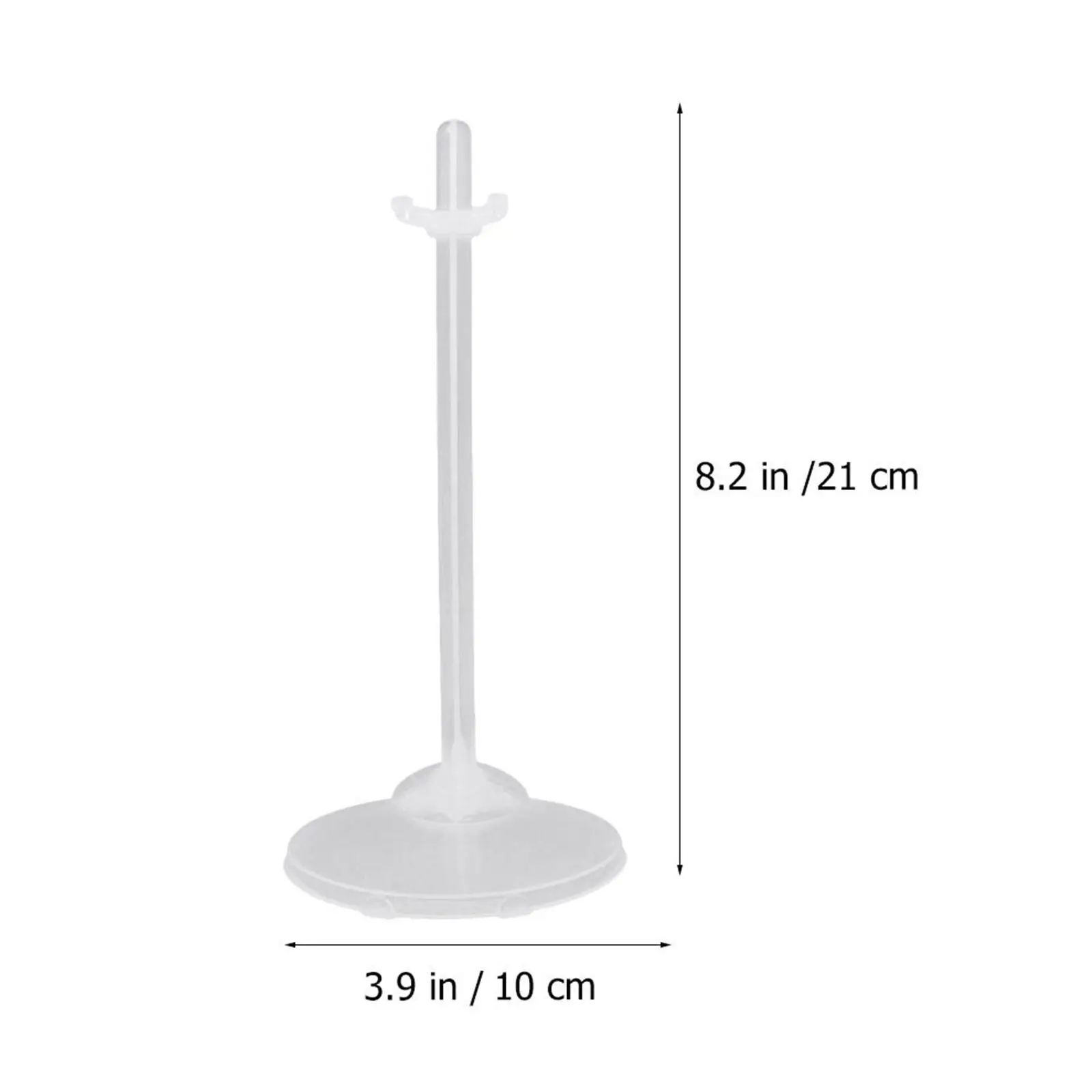36 pcs Transparent Stand Display Rack for Mini Dollhouse, House Decorative Holder