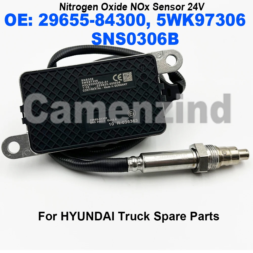 

5WK97306 2965584300 29655-84300 SNS0306B Nitrogen Oxide NOx Sensor 24V 29655 84300 High Quality For HYUNDAI Truck Spare Parts