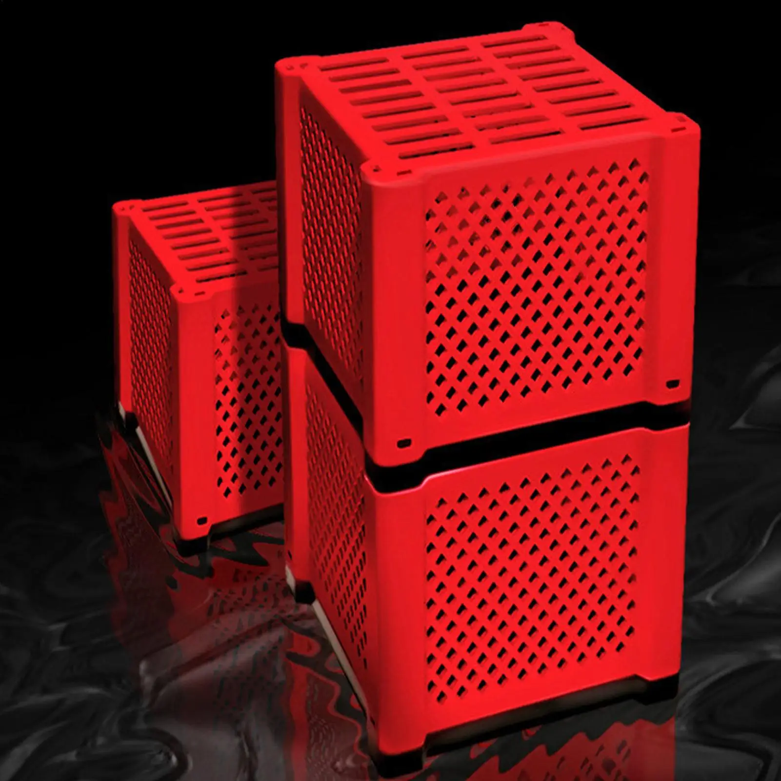 Aquarium Filter Box for Filter Media Materials Pump Water Box for Upper Filtration Drip Circulation System Filter Container