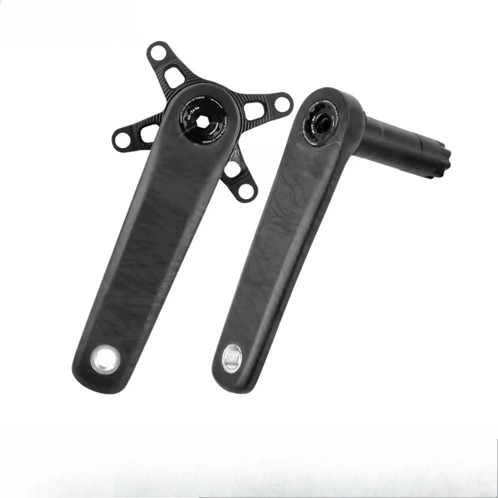 

4 Claws 110mm Carbon Fiber Crank Arm Direct Mount Chainring 29mm Axle Ultra-light Carbon Road Bike Crank Arm Set
