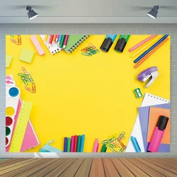 One photo, welcome back to school photography background, party decoration photos, booth props on the first day of school