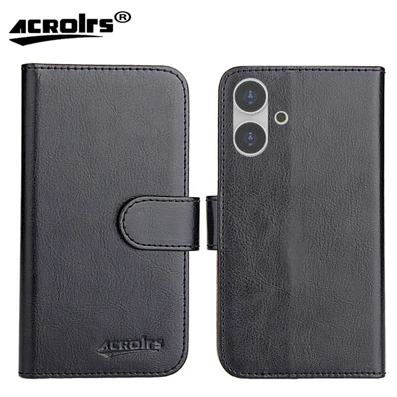 NUU N10 Caso 6.6 "6 Cores Flip Ultra-fino Moda Dedicado Retro Couro Macio Exclusivo Telefone Crazy Horse Cover