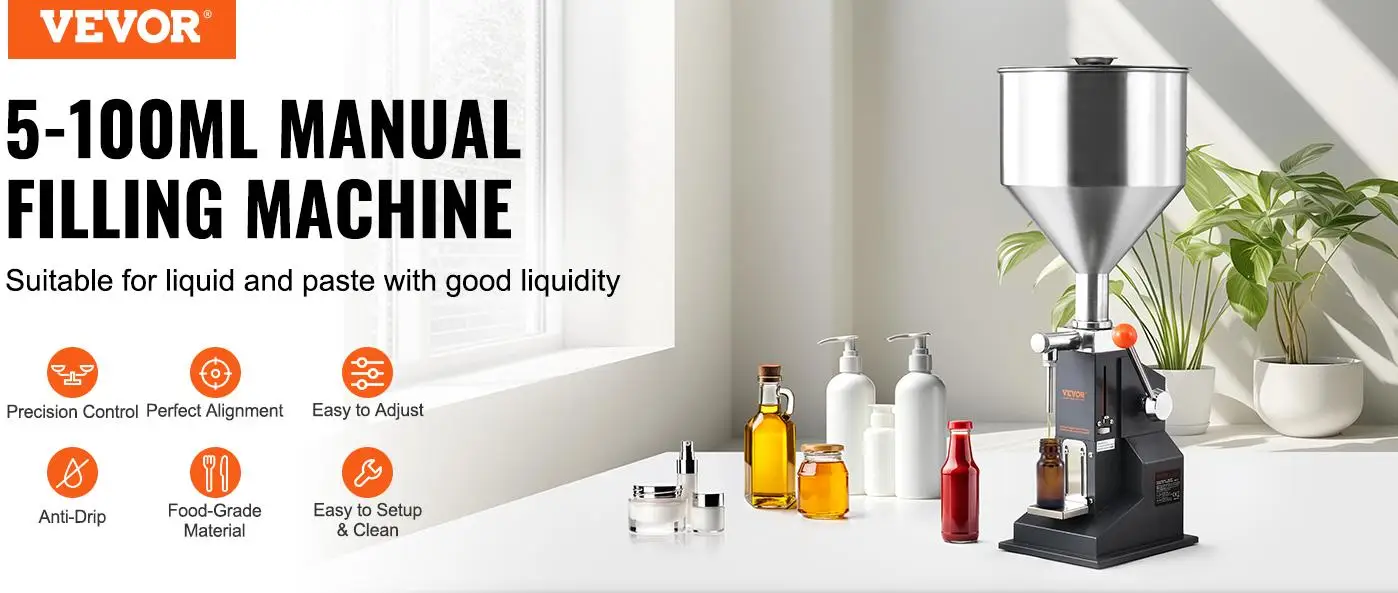 Manual Filler Honey Paste Bottle Quantitative Filling Machine