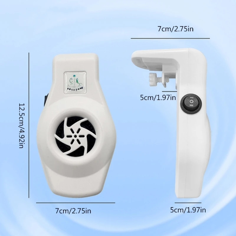 Bể Cá Quạt Làm Mát Clipons Hộ Gia Đình Bể Cá Không Khí Lưu Thông USB Không Khí Thiết Bị Nhỏ Trung Bình Fishtanks